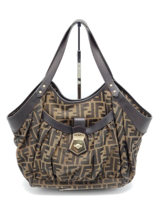 Authentic Fendi Leather Tote Bag lux318-111525 - Picture 1 of 13